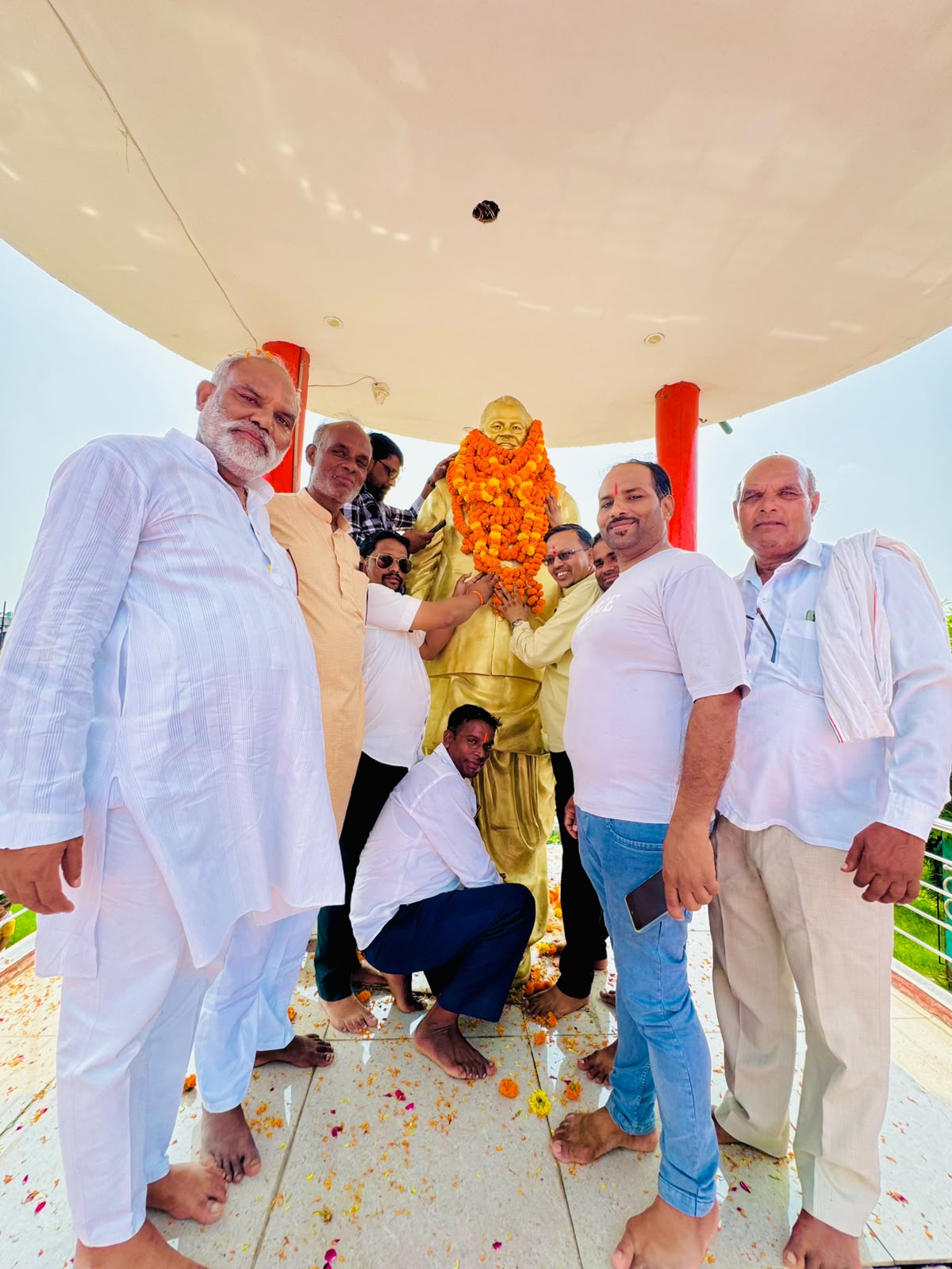 बाबूजी कल्याण सिंह की पांचवीं पुण्यतिथि पर स्याना में माल्यार्पण कार्यक्रम