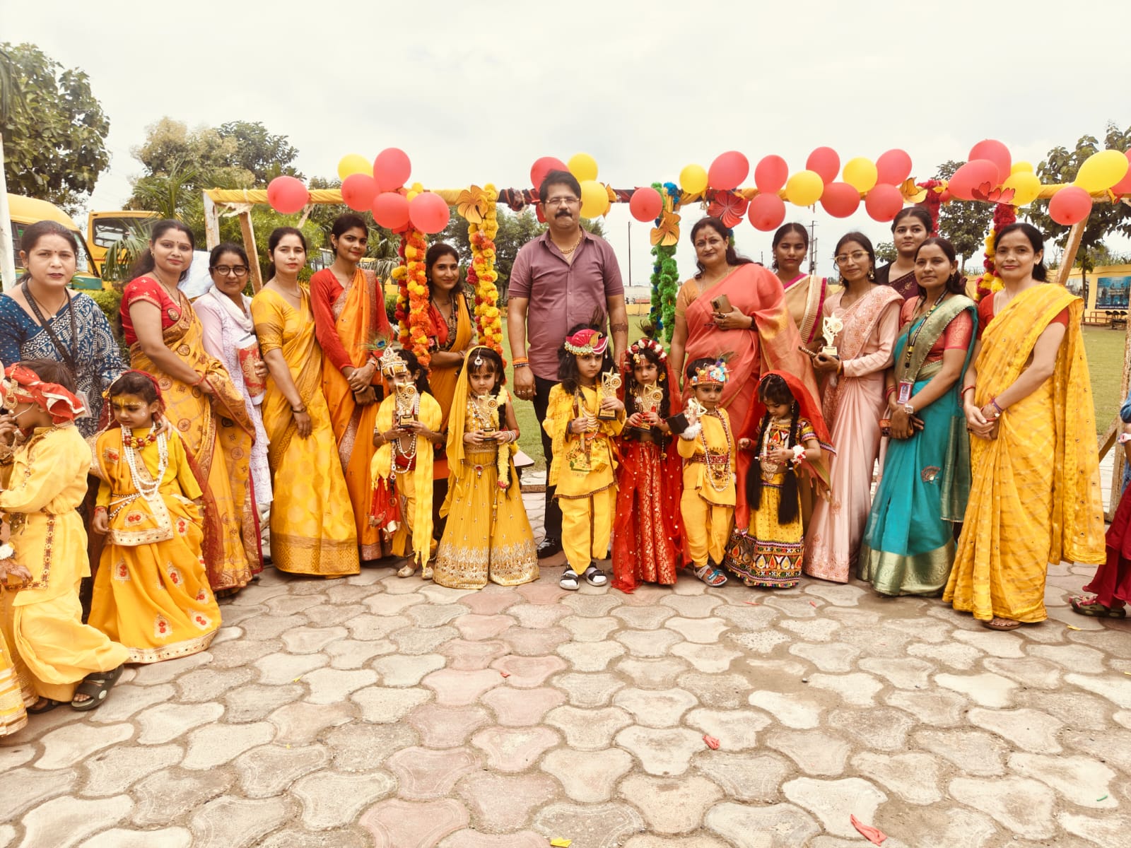 बसंती देवी ग्लोबल स्कूल में जन्माष्टमी उत्सव हर्षोल्लास के साथ मनाया गया