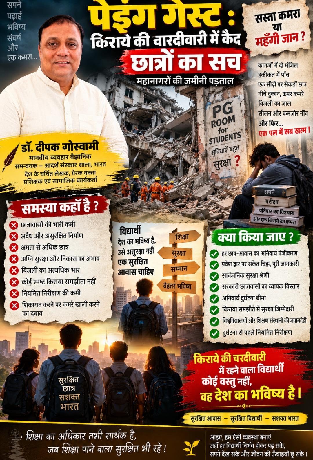पेइंग गेस्ट : किराये की चारदीवारी में कैद छात्रों का सच