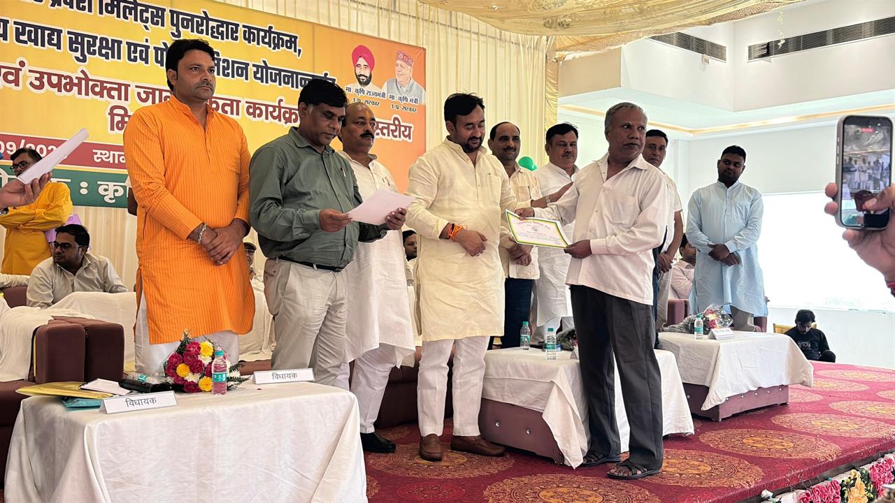 बुलंदशहर में लगा एक दिवसीय मिलेट्स मेला, सांसद-विधायक ने किया शुभारंभ