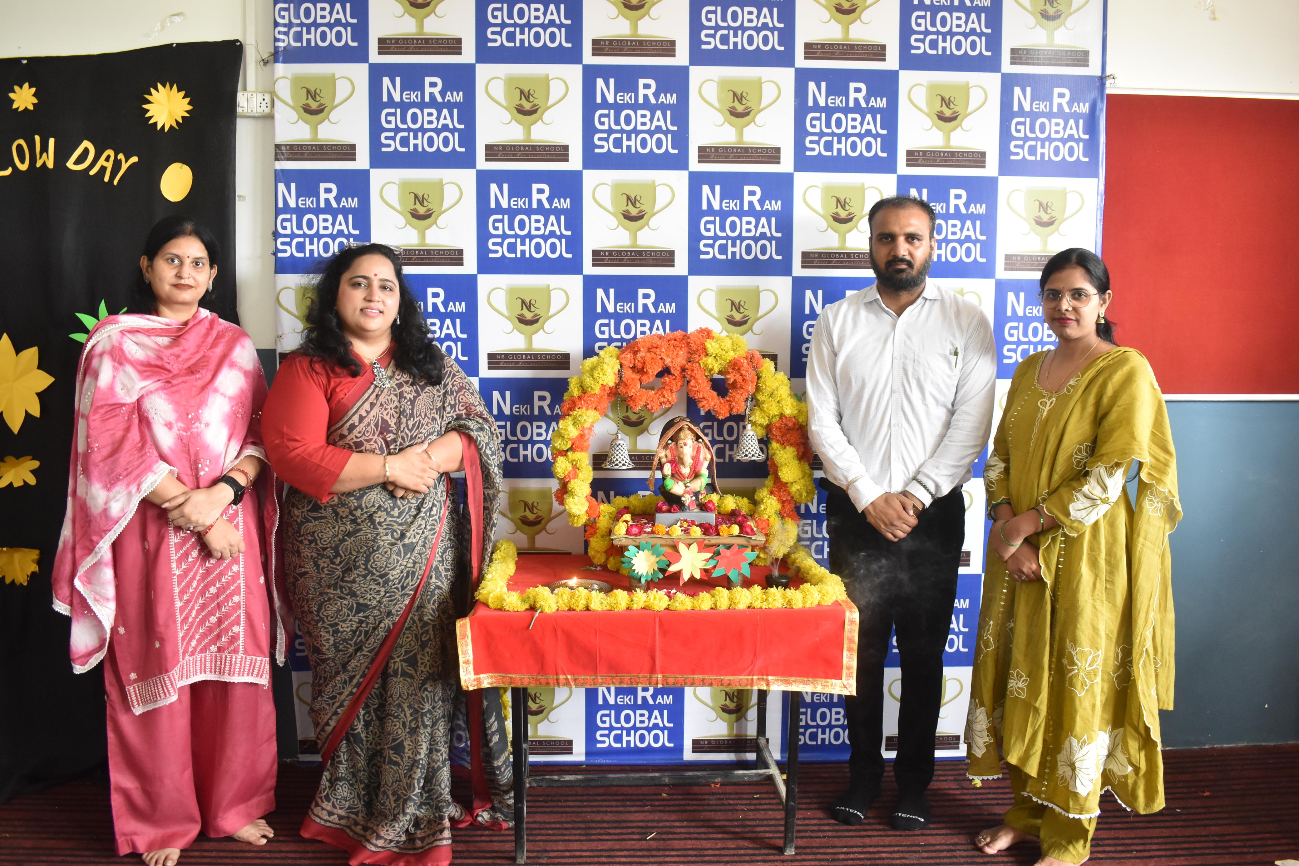 गणेश चतुर्थी पर एनआर ग्लोबल स्कूल परिवार ने दी शुभकामनाएँ