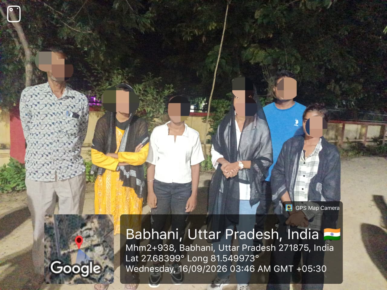 12 घंटे के भीतर रिसिया पुलिस ने चार नाबालिग बच्चियों को सकुशल बरामद कर परिजनों को सौंपा