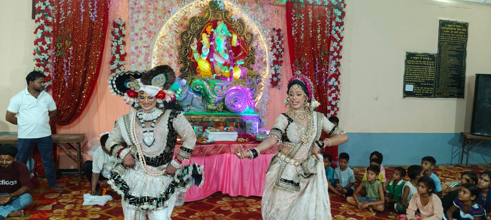 स्याना में गणपति बप्पा के जयकारों से गूंजा नगर, पांच दिवसीय गणेश महोत्सव का भव्य आगाज