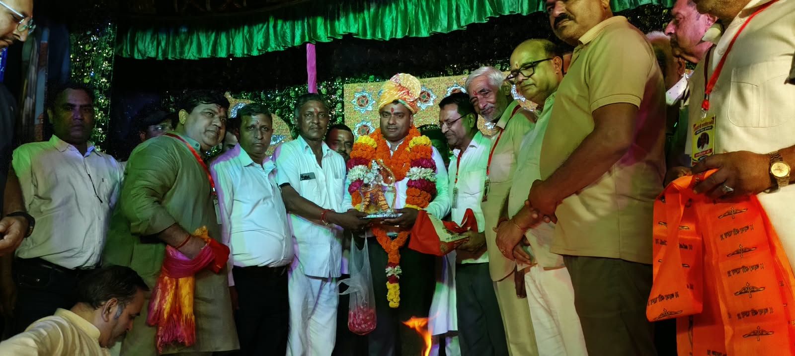 स्याना में श्रीरामलीला मंचन का भव्य शुभारंभ, पहले दिन दिखाए नारद मोह और राम जन्म की लीला