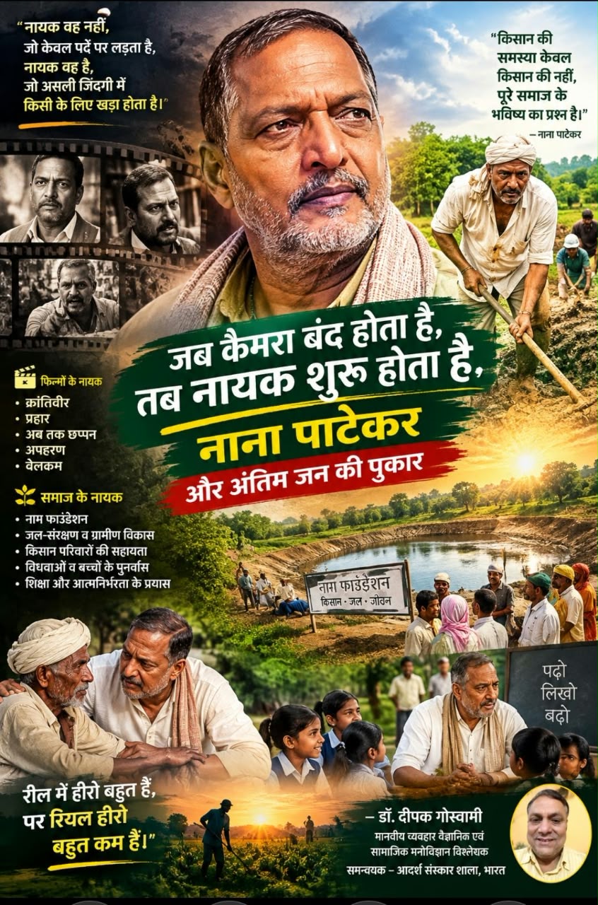 जब कैमरा बंद होता है, तब नायक शुरू होता है