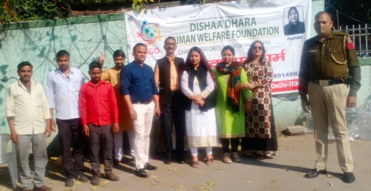 DISHAA DHARA HUMAN WALFARE FOUNDATION (NGO)   के सदस्यों द्वारा AIIMS में  भोजन वितरण का कार्य संपन्न