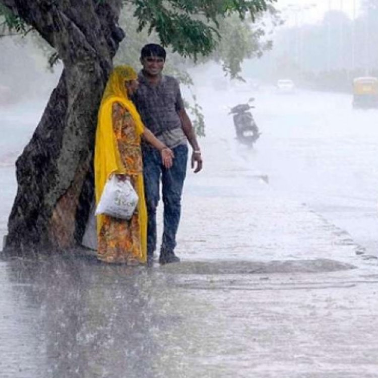 राजस्थान में कई जगह मूसलाधार बारिश