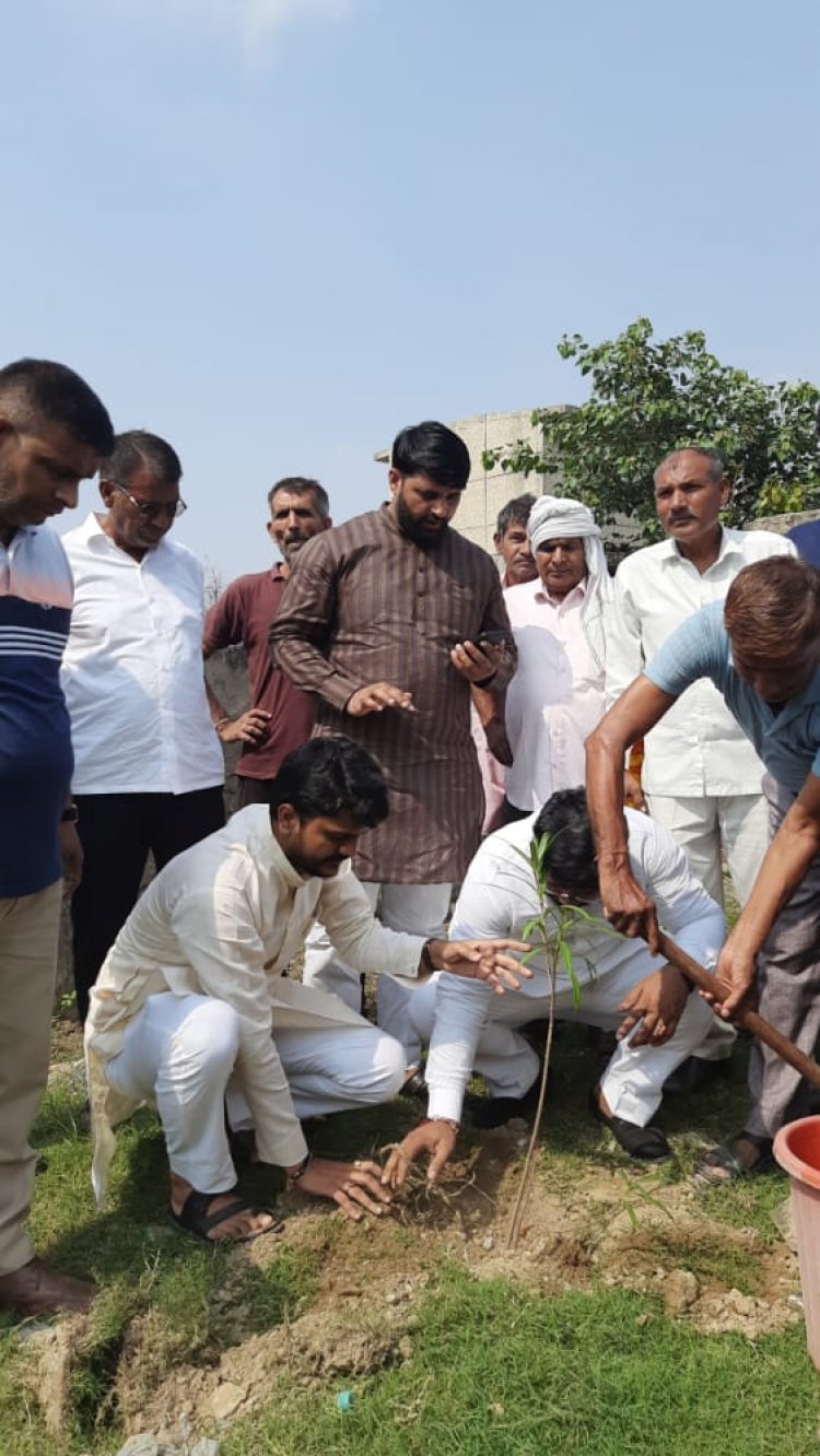 भारतीय जनता पार्टी युवा मोर्चा के कार्यकर्ताओं ने भाजयुमो जिला अध्यक्ष रामनिवास यादव के नेतृत्व में जिले के 8 मंडलों में वृक्षारोपण अभियान चलाकर 1500 से अधिक पौधे लगाने का अभूतपूर्व कार्य किया