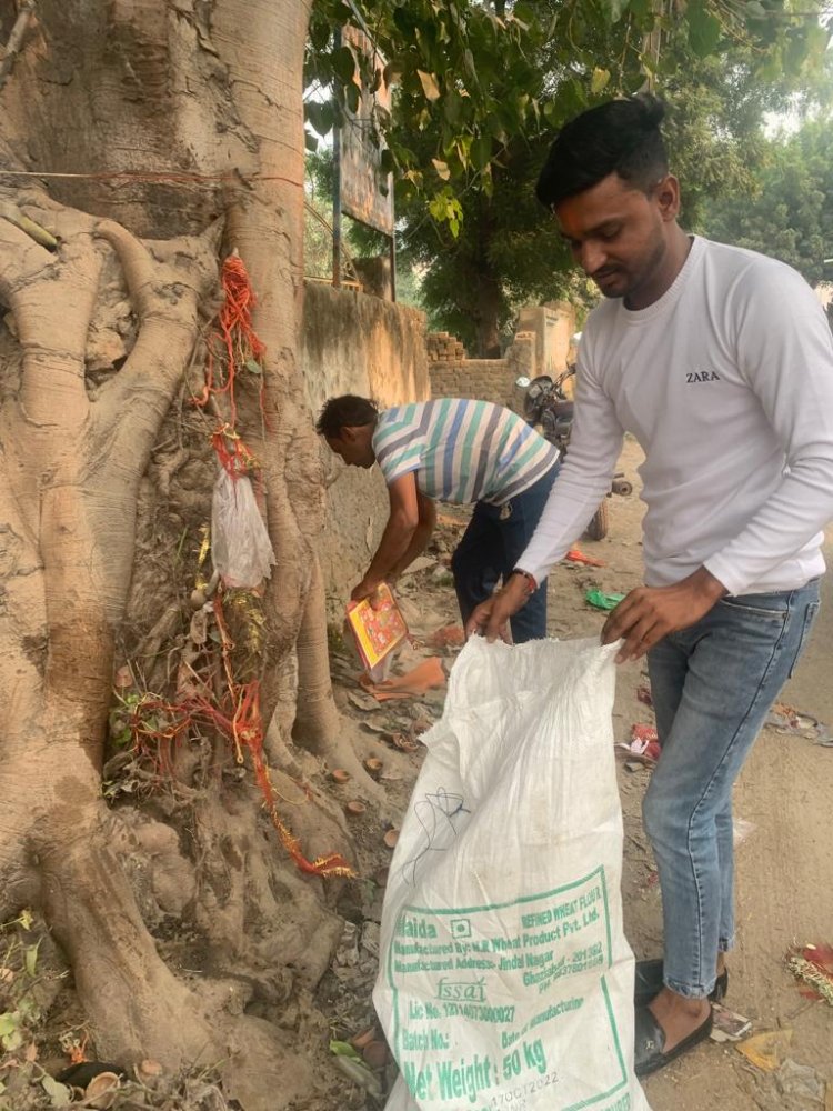 युवा शक्ति सेवा शिक्षा ट्रस्ट (रजि.) द्वारा ग्रेटर नोएडा स्थित जलालपुर गाँव में खंडित मूर्ति विसर्जन मुहिम की शुरुआत