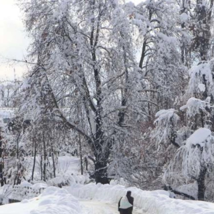 कश्मीर के ज्यादातर हिस्सों में पारा शून्य से नीचे दर्ज किया गया