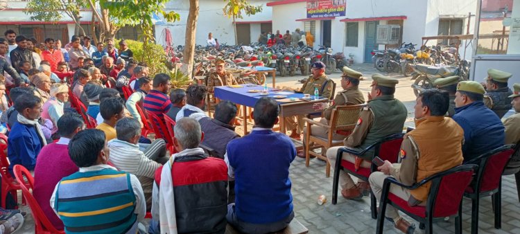 नजीबाबाद थाना प्रांगण में रविदास जयंती पर गोष्ठी का आयोजन