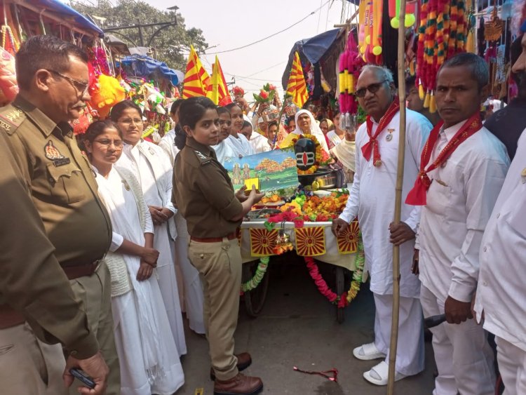 प्रजापिता ब्रह्माकुमारी सेंटर पर शोभायात्रा के साथ महाशिवरात्रि पर्व का हुआ आगाज