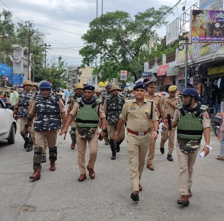 ईद उल अजहा और कांवड़ यात्रा को शांति पूर्वक संपन्न कराने के लिए पुलिस की तैयारियां