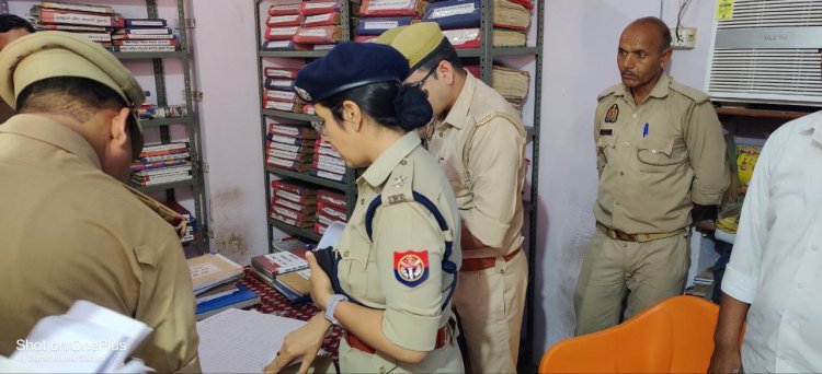 सहायक पुलिस अधीक्षक नगर द्वारा नगर सर्किल के सभी थानों का किया त्रैमासिक निरीक्षण।