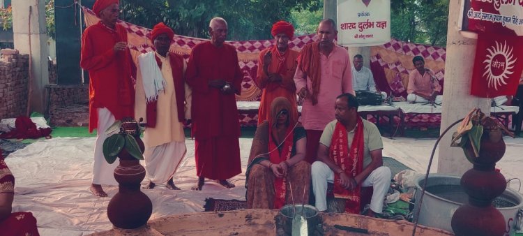 यज्ञ से सुगंधित शुद्ध की गई वायु से आरोग्यता  बल बुद्धि वीर्य बढ़ता है:स्वामी मोहन देव