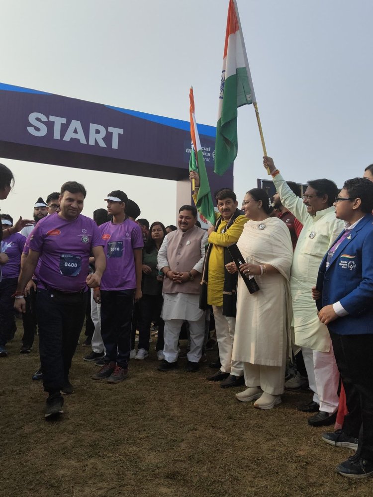 स्पेशल ओलंपिक भारत द्वारा "Run for Inclusion" का किया गया भव्य आयोजन