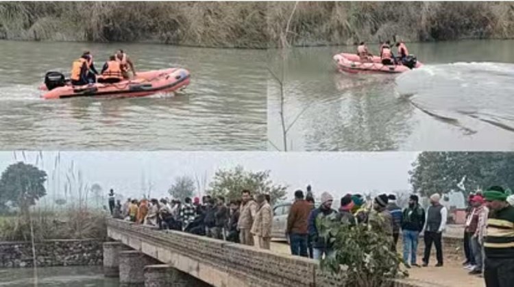 गर्भवती पत्नी को नहर में धक्का देकर मार डाला थाने खुद ही पहुंचा गुमशुदगी दर्ज कराने