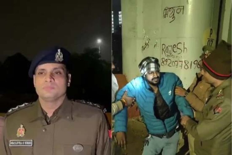 गाजियाबाद हत्यारोपी फूफा को पुलिस ने मारी गोली