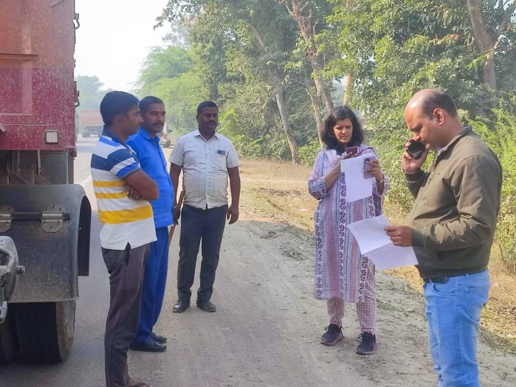 लखनऊ भूतत्व एवं खनिकर्म सचिव निदेशक माला श्रीवास्तव आई ए एस ने ताबड़तोड़ औचक निरीक्षण किया