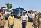 Gautam budh nagar ओवरलोड वाहनो के विरुद्ध  परिवहन विभाग की कड़ी कार्रवाई