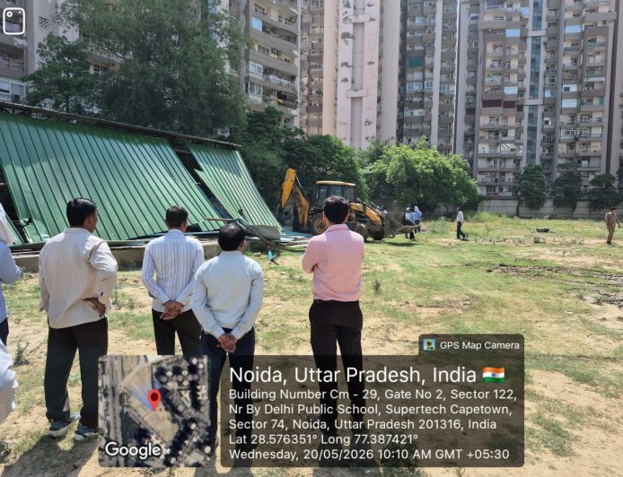भू माफियाओं पर Noida Authority का बड़ा एक्शन