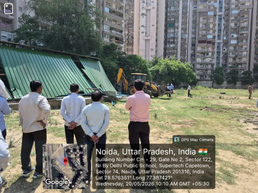 भू माफियाओं पर Noida Authority का बड़ा एक्शन