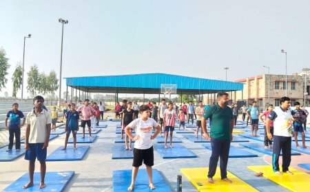 Gautam budh nagar योग सप्ताह के छठे दिवस पर जनपद गौतम बुद्ध नगर में उत्साहपूर्वक आयोजित हुए योग अभ्यास एवं जनजागरूकता कार्यक्रम