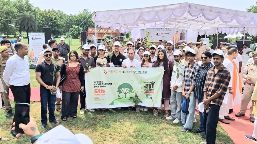 World Environment Day पर गौतमबुद्धनगर में 1.21 लाख पौधरोपण का लक्ष्य पूर्ण