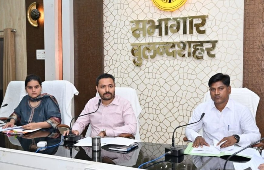 बुलंदशहर :सड़क निर्माण में बाधा पर डीएम सख्त, वन-विद्युत विभाग को 15 दिन का अल्टीमेटम